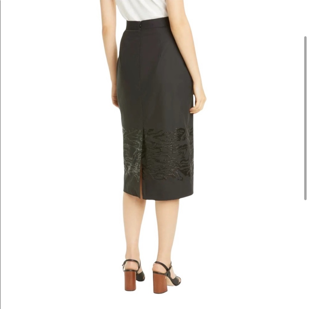 NEW • Rachel Comey • Eros Sequin Black Pencil Skirt Lined 0 Womens Work wear - Picture 2 of 5